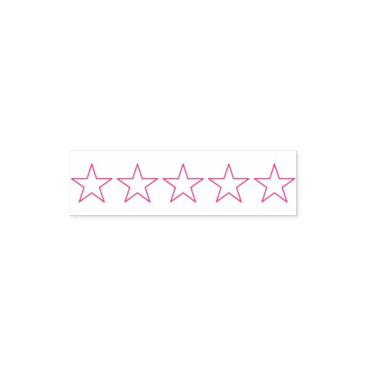 5 Ster Rating Review Book Teacher Zelfinktende Stempel (Design)