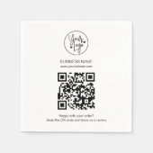 5 Ster Review QR Code Business Review Request Servet (Voorkant)