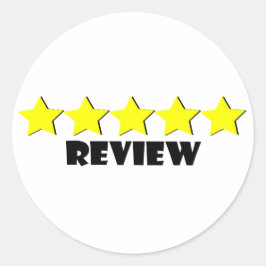 5 Ster Review stickers