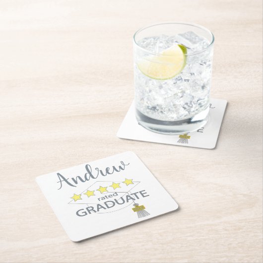 5 sterren Afstuderen Kartonnen Onderzetters (Insitu)