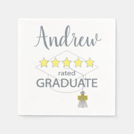 5 sterren Afstuderen Servet