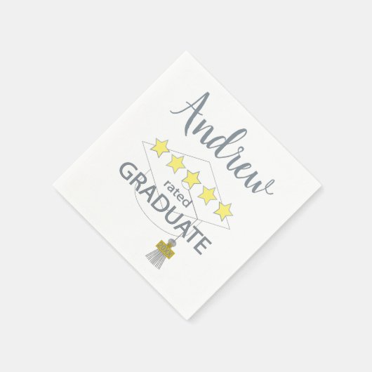5 sterren Afstuderen Servet (Hoek)