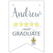 5 sterren Afstuderen Vlaggetjes (Tweede vlag)