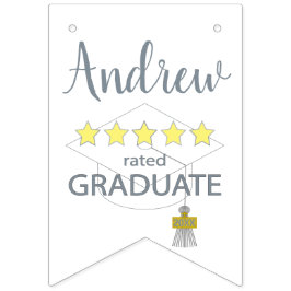 5 sterren Afstuderen Vlaggetjes