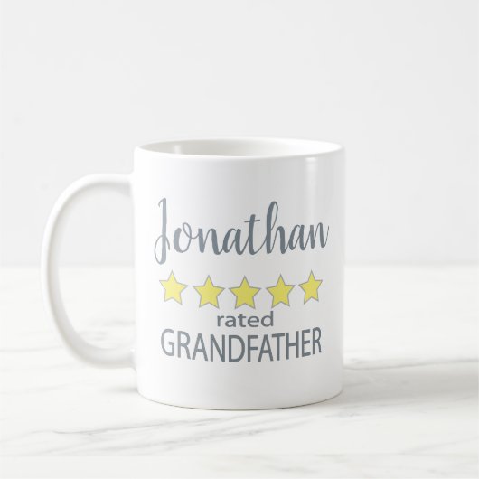 5 sterren beoordeelde grootvader koffiemok (Links)