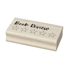 5 Sterren Boek Review Stamp | Leesjournaal stempel