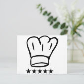 5 sterren briefkaart (Staand voorkant)