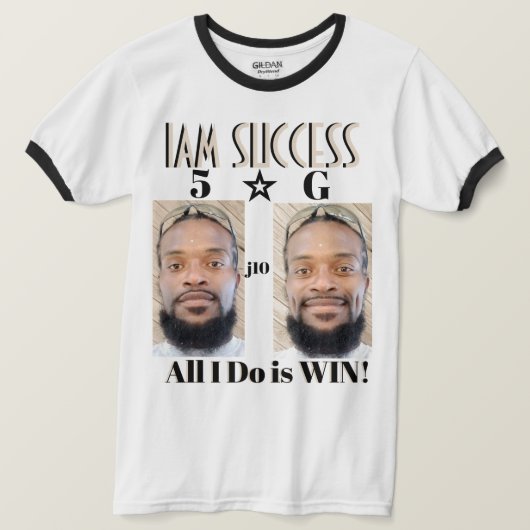 5 STERREN G T-SHIRT (Design voorkant)