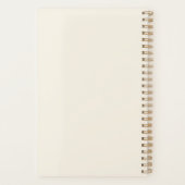 5 sterren in geborsteld goud & Cream Professional Planner (Achterkant)