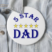 5 Sterren Papa Ronde Button 6,0 Cm (In situ)