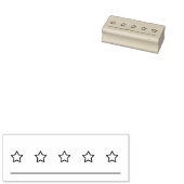 5 sterren rating stempel. rubberstempel (Gestempeld)