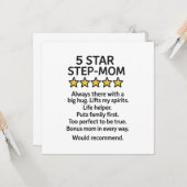 5 sterren stap mama kaart (Voorkant / Achterkant in situ)