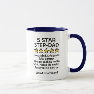 5 sterren Step-Dad Mok
