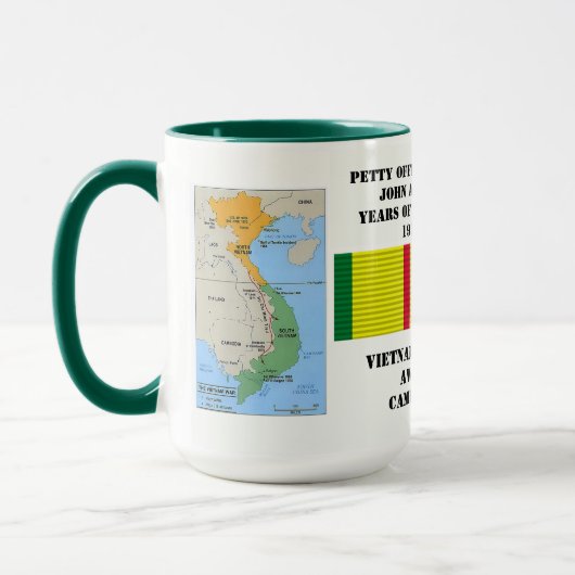 5 STERREN ZEILER VIETNAM OORLOG MOK (Links)