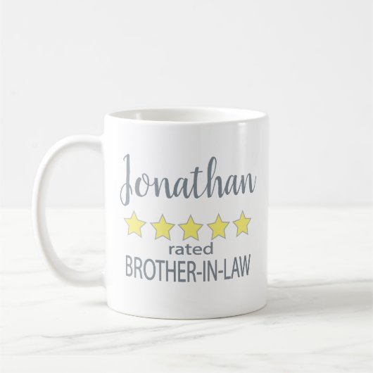 5-sterren zwager koffiemok (Links)
