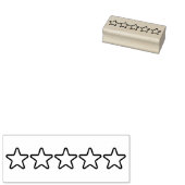 5-sterrenrating rubberstempel (Gestempeld)
