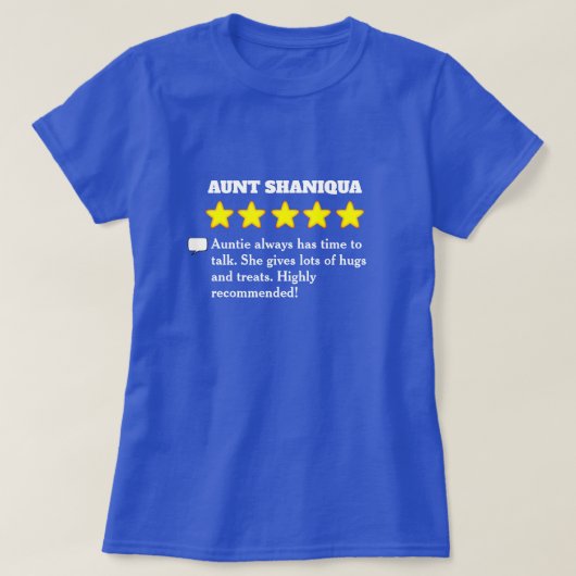 5 stertante Review T-shirt (Design voorkant)