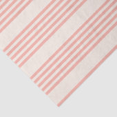 5-streepjespatroon koraal en beige tissuepapier (Detail)