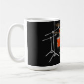 5-stuks trommelkit - Oranje - koffie Mok - drumset (Links)