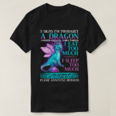 5 Tekenen die ik waarschijnlijk een Dragon Tshirt 
