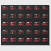 5 Tenets American Taekwondo Fighting Cadeaupapier (Vlak)