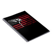 5 Tenets American Taekwondo Fighting Notitieboek (Rechterzijde)