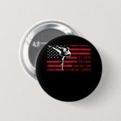 5 Tenets American Taekwondo Fighting Ronde Button 5,7 Cm (Voorkant /achterkant)