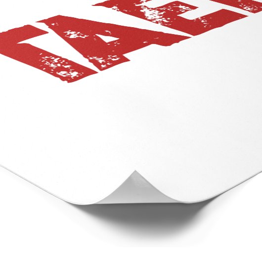 5 Tenets van Taekwondo Poster (Hoek)