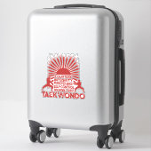 5 Tenets van Taekwondo Sticker (Koffer)