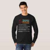 5 Things You Should Know About My Grandma  Grandma T-shirt (Voorkant volledig)