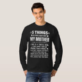 5 Things You Should Know About My Turtle Mom Hilar T-shirt (Voorkant volledig)