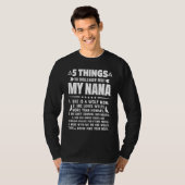 5 Things You Should Know About My Wolf Mom Grandma T-shirt (Voorkant volledig)
