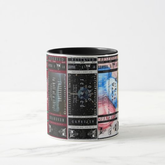 5 Tickets Mok met vijf kaartjes koffie (Midden)