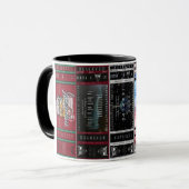 5 Tickets Mok met vijf kaartjes koffie (Voorkant links)