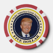 $ 5 Trump Poker Chips (Achterkant)