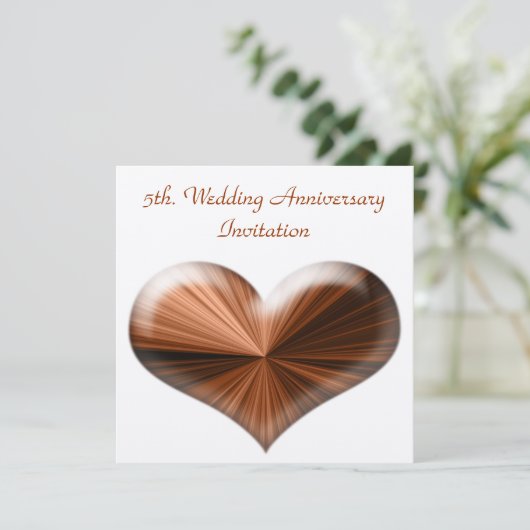 5. Uitnodiging voor weddenschap Jubileum (Staand voorkant)