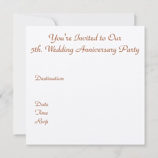 5. Uitnodiging voor weddenschap Jubileum (Achterkant)