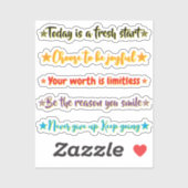 5 Uplifting Quotes | Motivational & Inspirational Sticker (Vel)