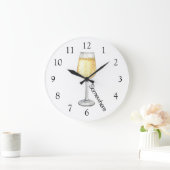 5 uur ergens champagne grote klok (Huis)