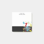 5 VAN 4 PERSONEN Wiskunde Quote Gepersonaliseerd Post-it® Notes (Voorkant)