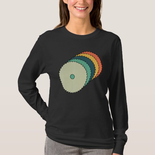 5 Van Cirkelzaag Timmerman Baan T-shirt (Voorkant)