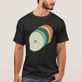 5 van cirkelzaag timmerman baan t-shirt