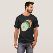 5 van cirkelzaag timmerman baan t-shirt (Voorkant volledig)