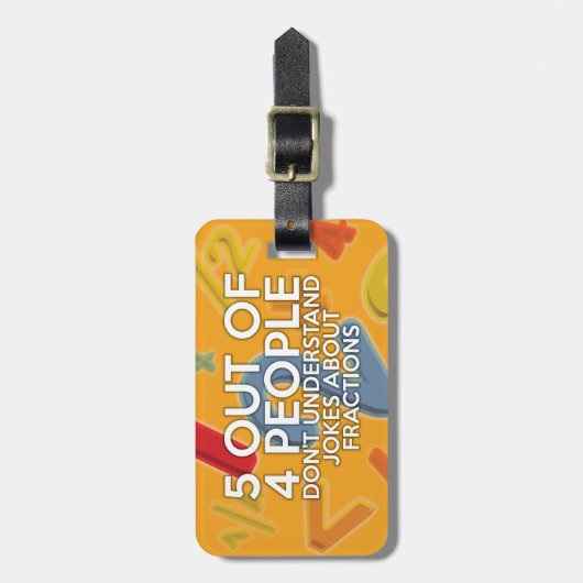 5 VAN DE 4 MENSEN BAGAGELABEL (Voorkant verticaal)