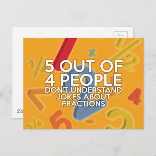 5 VAN DE 4 MENSEN BRIEFKAART (Voorkant / Achterkant)