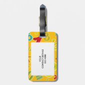 5 VAN DE 4 MENSEN Wiskundegrap Bagagelabel (Achterkant verticaal)