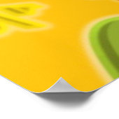 5 VAN DE 4 MENSEN Wiskundegrap Poster (Hoek)