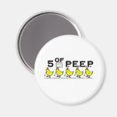5 van P.E.E.P. Magneet (Voorkant / Achterkant)