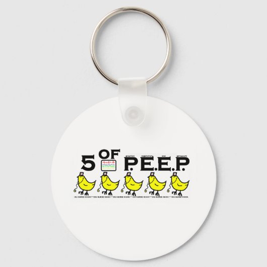 5 van P.E.E.P. Sleutelhanger (Voorkant)