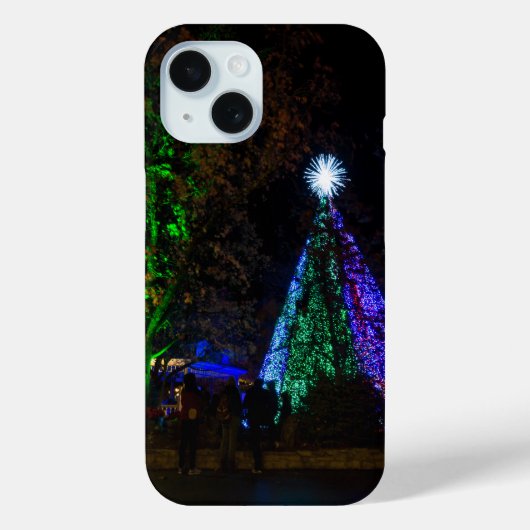 5 Verhaal SDC Tree Night iPhone Case (Achterkant)